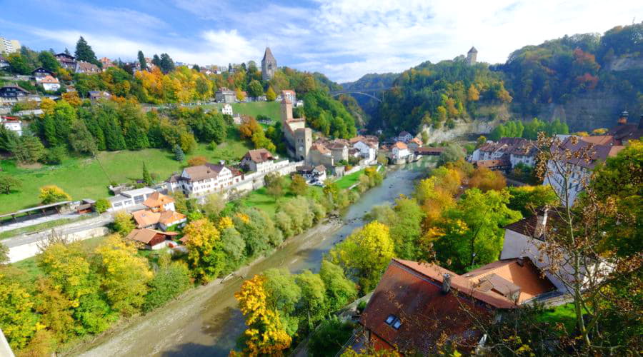 Meilleures offres de location de voitures à Fribourg